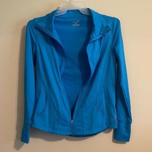 Exertek Zippered Sweatshirt w/ Pockets - Bright Blue - Womens M